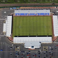 aerial photo of Shrewsbury Town F.C.'s New Meadow Stadium