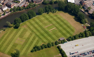 Shrewsbury  Oswestry Shropshire  England UK aerial photograph