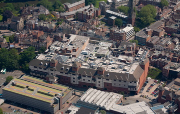 Shrewsbury  Oswestry Shropshire  England UK aerial photograph