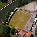 aerial photo of Shrewsbury Town F.C.'s Gay Meadow Stadium