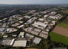 Halesfield Industrial Estate  from the air