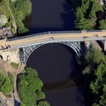  The Iron Bridge at Ironbridge Gorge from the air