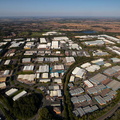 Queensway Link Industrial Estate, Stafford Park, Telford TF3  from the air