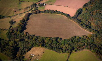 The Walls multivallate hillfort   from the air
