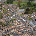  High Street Whitchurch town centre Shropshire SY13  from the air 