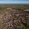 Whitchurch Shropshire from the air 