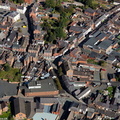 Whitchurch town centre   Shropshire SY13  from the air 