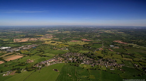 Woore Shropshire from the air 