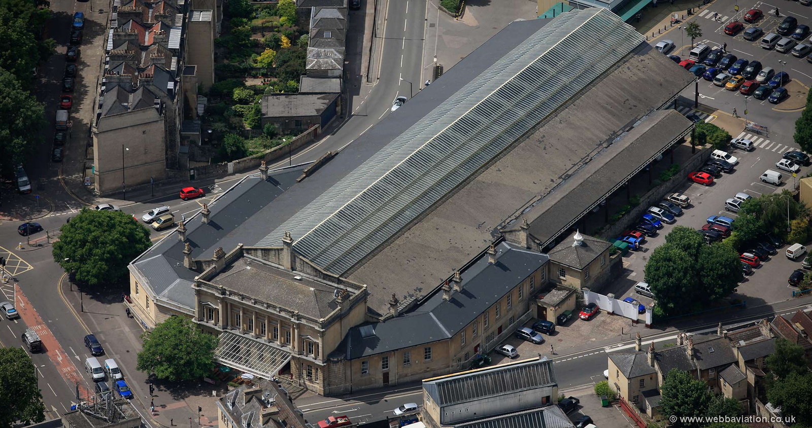 Green Park Station aerial photograph