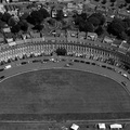 The Royal Crescent  Bath aerial photograph