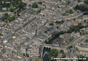 Bath Somerset aerial photograph 
