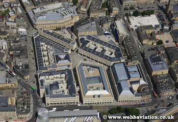 SouthGate shopping centre Bath Somerset aerial photograph 