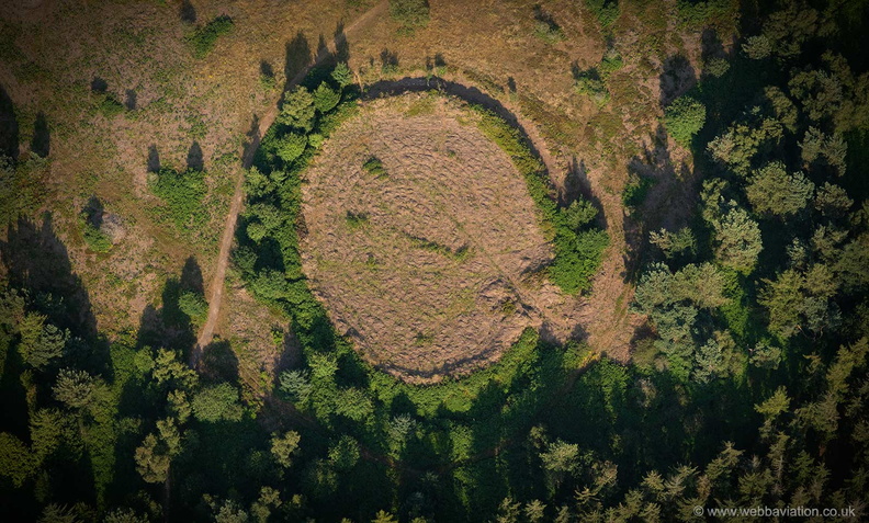 Black Ball Camp defended settlement  , Gallox Hill Somerset  from the air