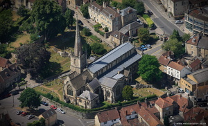 Church of St John the Baptist, Frome   aerial photograph