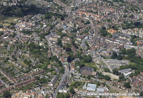 Frome Somerset aerial photograph 