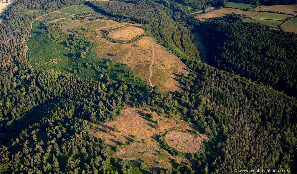 Gallox Hill from the air