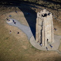 Glastonbury Tor from the air