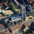  St Benedict's Church Glastonbury  from the air