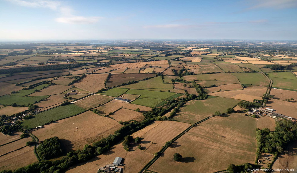 Mendip District farmland  aerial photograph