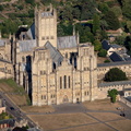 Wells Cathedral  aerial photograph