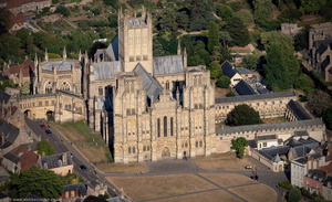 Wells Cathedral  aerial photograph