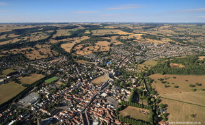 Wells Somerset from the air 