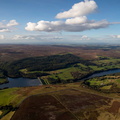  Dale Dike Reservoir and Strines Reservoir South Yorkshire from the air 