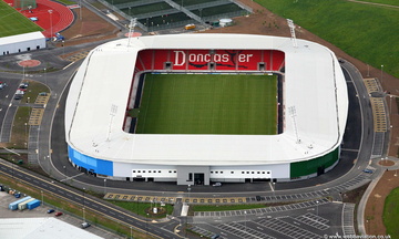 Eco-Power Stadium  Doncaster aerial photograph