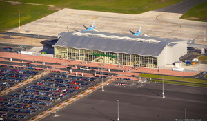 Doncaster Sheffield Airport, aka Robin Hood Airport aerial photograph