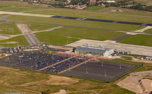 Aerial Photograph of robin hood airport doncaster
