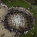  Town Hall Fountain   Sheffield   from the air 