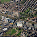 Queens Rd Lowfield Sheffield S2 aerial photograph