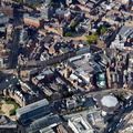 Norfolk Street Sheffield city centre from the air 