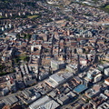 Sheffield city centre S1 from the air 