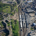 Sheffield Station  from the air 