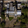 Sheffield Cathedral from the air 
