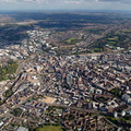Sheffield panoramic  from the air 