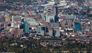  Sheffield Skyline from the air 