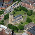 St George's Church, Portobello   Sheffield from the air 