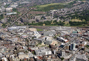 Sheffield Yorkshire  England UK aerial photograph