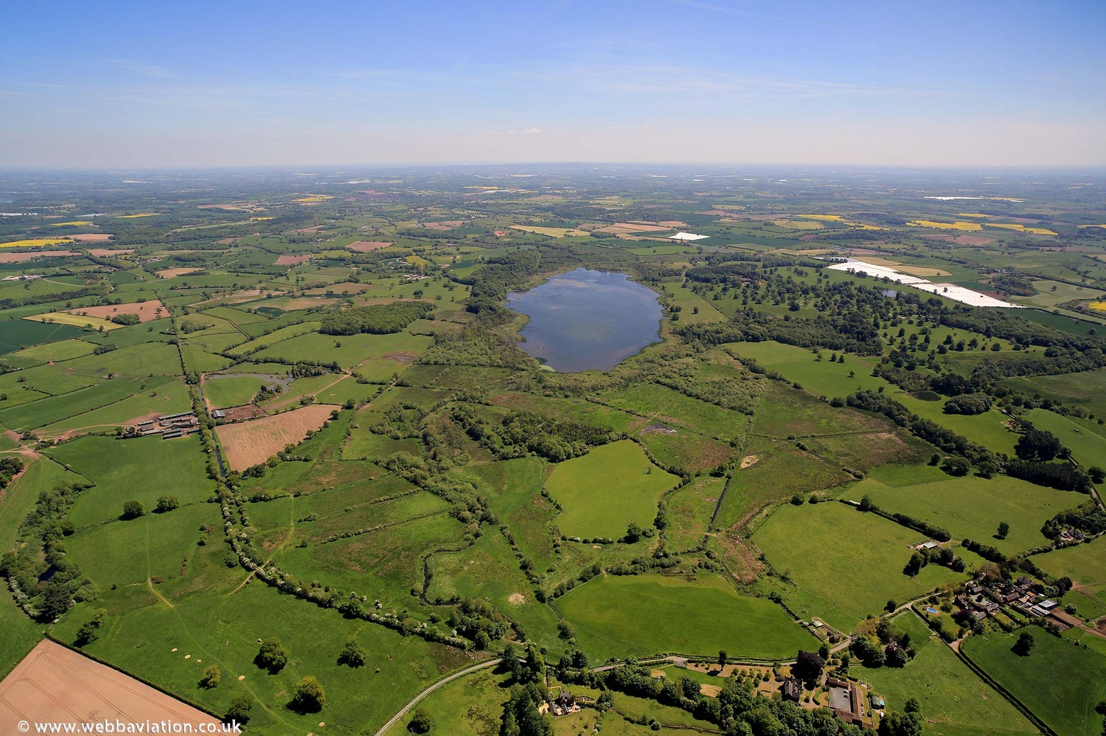  Aqualate Mere  from the air