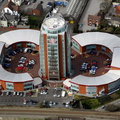 Orbital Plaza Hotel Cannock Staffordshire  from the air