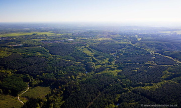 Cannock Chase Staffordshire aerial photograph