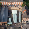 Cheadle  Market Staffordshire  from the air