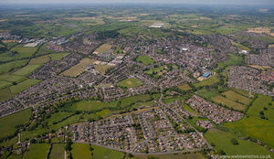 Cheadle Staffordshire  from the air
