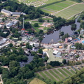 Drayton Manor Theme Park aerial photograph