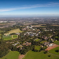 Keele University, Keele, Staffordshire from the air 