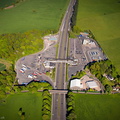 Keele Motorway Services Area aerial photograph