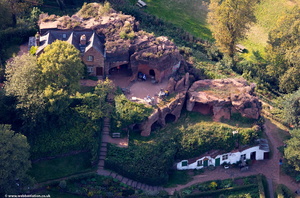 Kinver Edge Rock Houses from the air