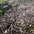 Leek Staffordshire  from the air